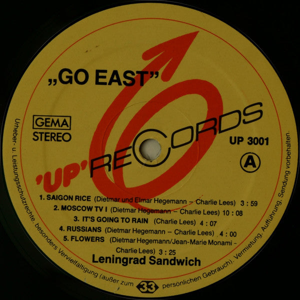 Leningrad Sandwich : Go East (LP, Album)