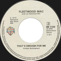 Fleetwood Mac : Sara (7", Single)