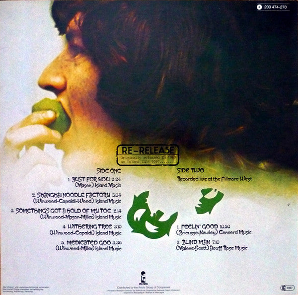 Traffic : Last Exit (LP, Album, RE)