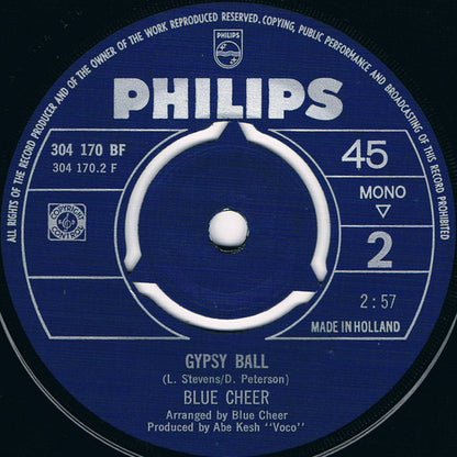 Blue Cheer : Just A Little Bit (7", Single, Mono)