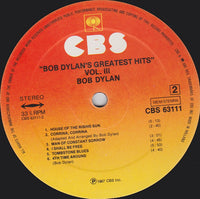Bob Dylan : Bob Dylan's Greatest Hits Vol.III (LP, Comp, RE)