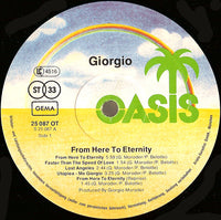 Giorgio Moroder : From Here To Eternity (LP, Album, P/Mixed)