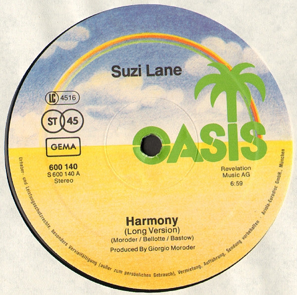 Suzi Lane : Harmony (12")