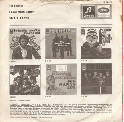 Small Faces : Tin Soldier (7", Single)