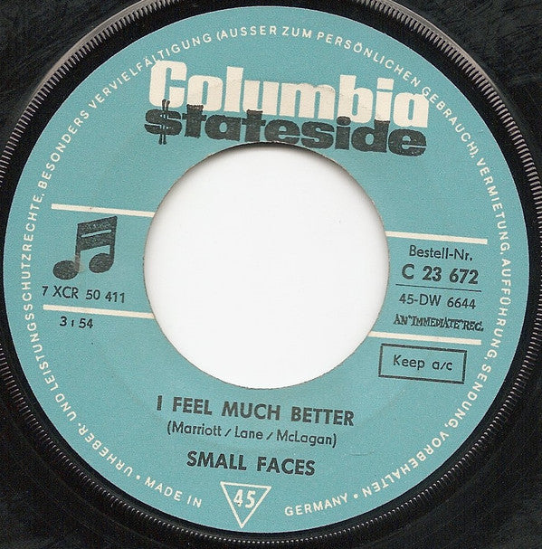 Small Faces : Tin Soldier (7", Single)