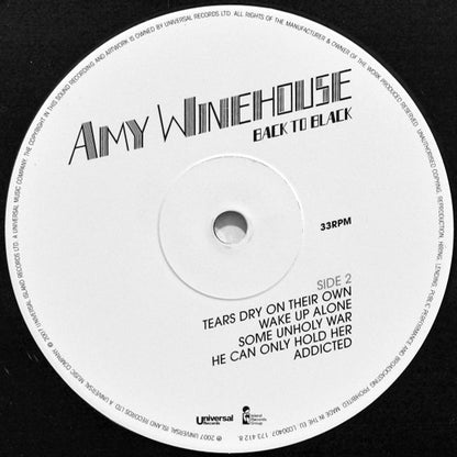 Amy Winehouse : Back To Black (LP, Album, RP, 180)