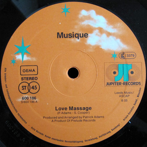 Musique : Love Massage (12", Maxi)