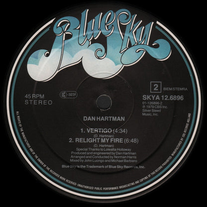 Dan Hartman : Relight My Fire (The Historical 1979 Re-Mix) (12", Maxi, P/Mixed)