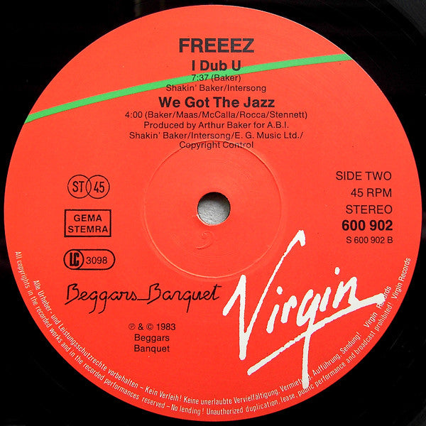 Freeez : I.O.U. (Megamix) (12")
