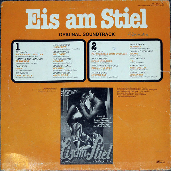 Various : Eis Am Stiel - Original Soundtrack (LP, Comp)