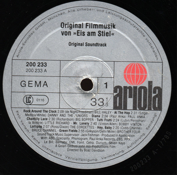 Various : Eis Am Stiel - Original Soundtrack (LP, Comp)