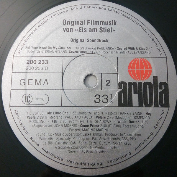 Various : Eis Am Stiel - Original Soundtrack (LP, Comp)