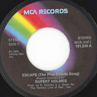 Rupert Holmes : Escape (The Piña Colada Song) (7", Single)