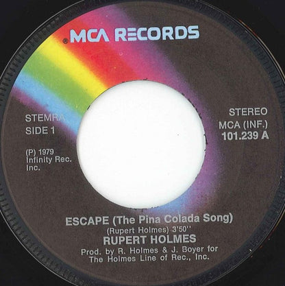 Rupert Holmes : Escape (The Piña Colada Song) (7", Single)