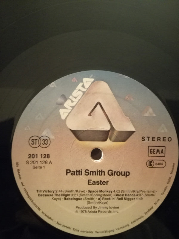 Patti Smith Group : Easter (LP, Album, RE)