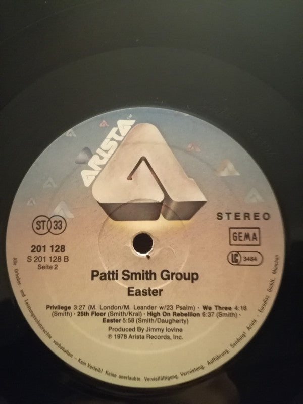 Patti Smith Group : Easter (LP, Album, RE)