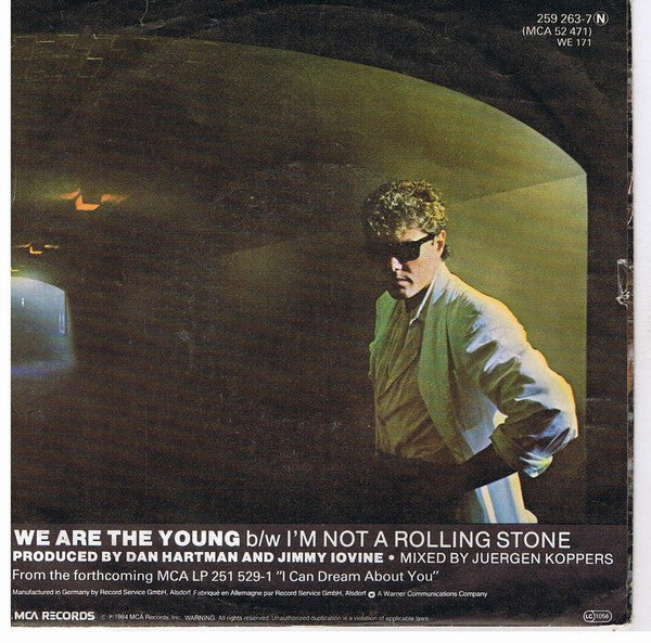 Dan Hartman : We Are The Young (7", Single)