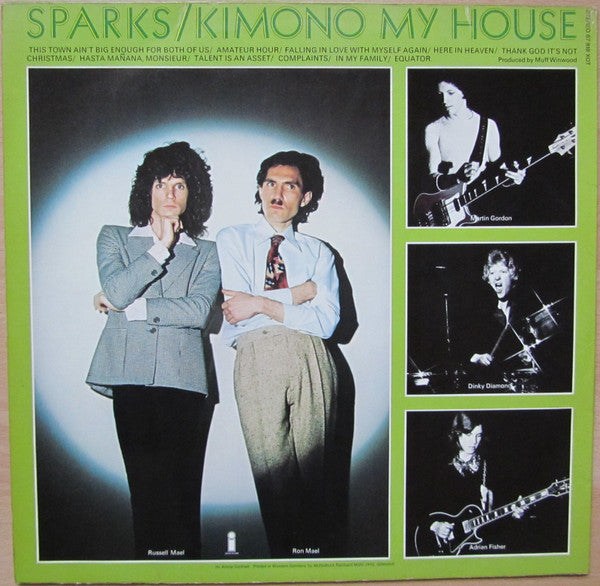 Sparks : Kimono My House (LP, Album)