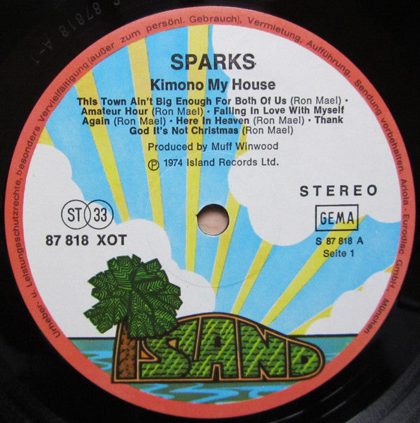 Sparks : Kimono My House (LP, Album)