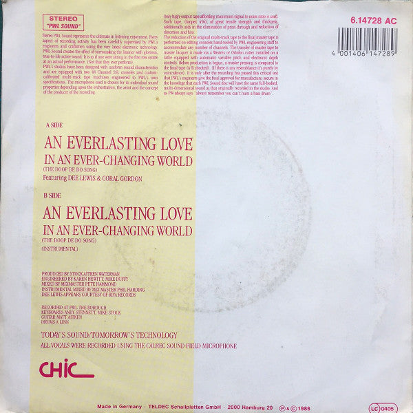 Mondo Kané : An Everlasting Love In An Ever-Changing World (The Doop De Do Song) (7", Single)