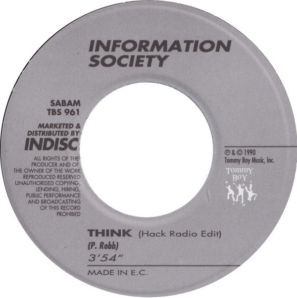 Information Society : Think (7")
