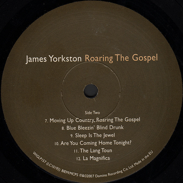 James Yorkston : Roaring The Gospel (LP, Album, Comp)