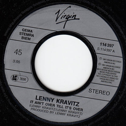 Lenny Kravitz : It Ain't Over 'Til It's Over (7", Single)