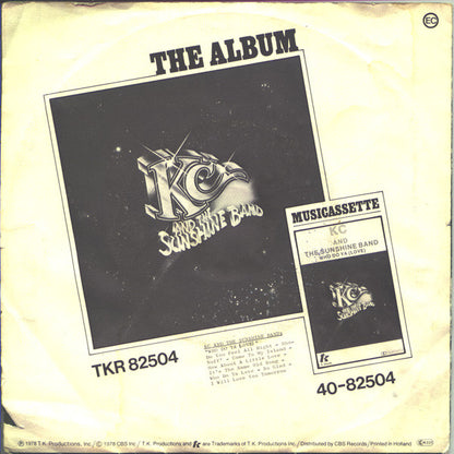 KC And The Sunshine Band* : Do You Feel All Right (7", Single)