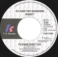 KC And The Sunshine Band* : Please Don't Go (7", Single)
