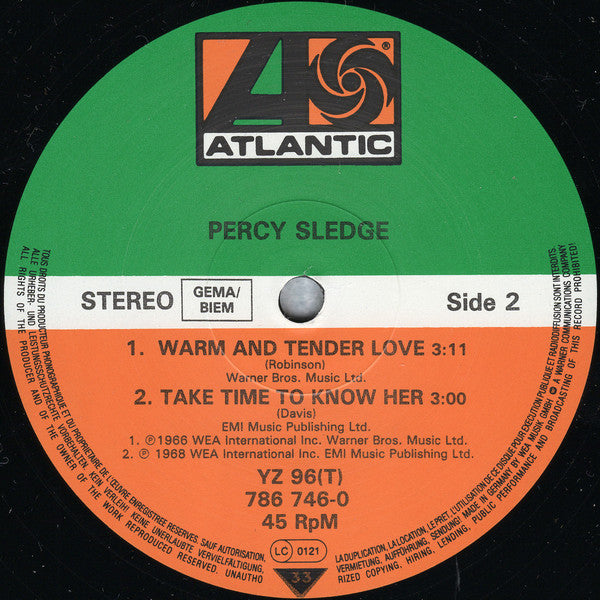 Percy Sledge : When A Man Loves A Woman (12")