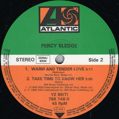 Percy Sledge : When A Man Loves A Woman (12")