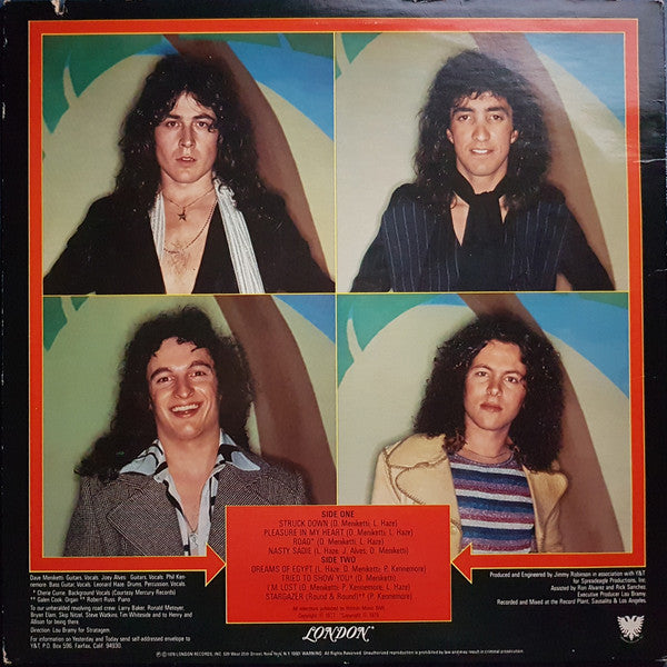 Yesterday And Today* : Struck Down (LP, Album, Ter)