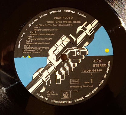 Pink Floyd : Wish You Were Here (LP, Album)