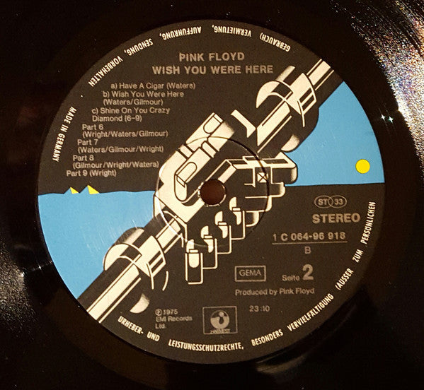 Pink Floyd : Wish You Were Here (LP, Album)