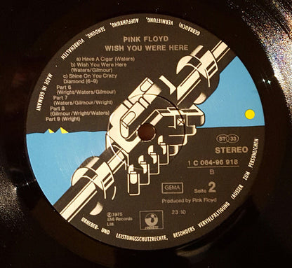 Pink Floyd : Wish You Were Here (LP, Album)