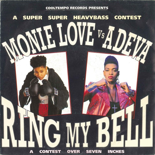 Monie Love Vs Adeva : Ring My Bell (7", Single)