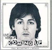 Paul McCartney : Coming Up (7", Styrene, Pit)