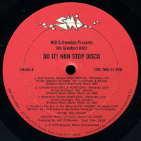 Various : Will Crittendon Presents His Greatest Hits! Do It! Non Stop Disco (LP, Comp, P/Mixed)