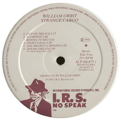 William Orbit : Strange Cargo (LP, Album)