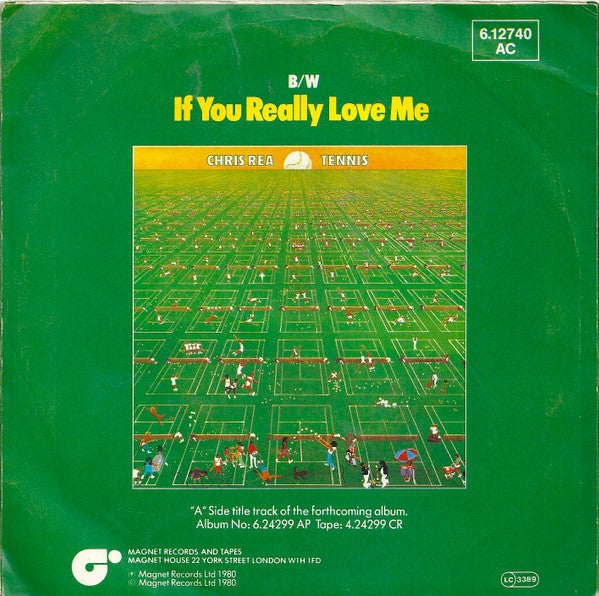 Chris Rea : Tennis (7", Single)