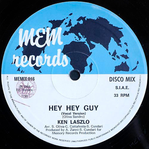 Ken Laszlo : Hey Hey Guy (12")