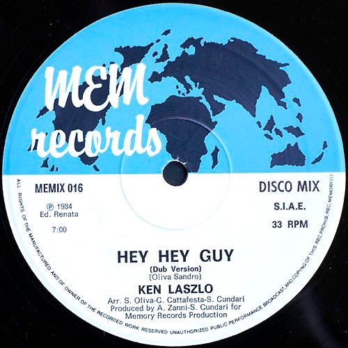 Ken Laszlo : Hey Hey Guy (12")