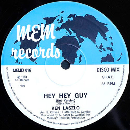 Ken Laszlo : Hey Hey Guy (12")