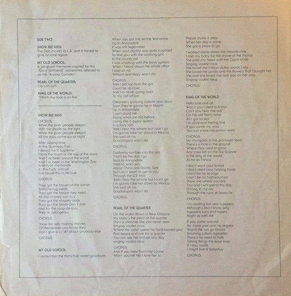 Steely Dan : Countdown To Ecstasy (LP, Album)
