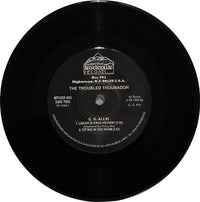 GG Allin : The Troubled Troubador  (7", EP, RE, Bla)