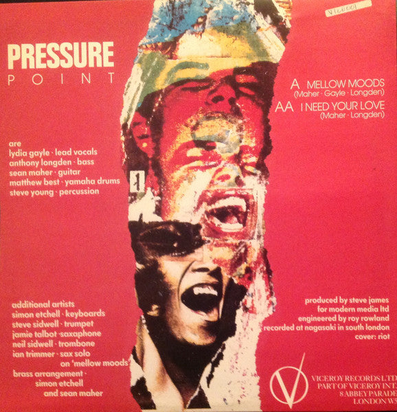 Pressure Point : Mellow Moods / I Need Your Love (12")