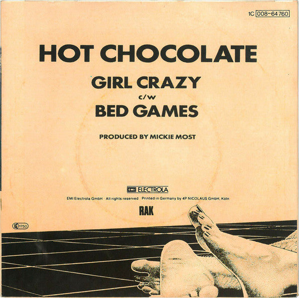 Hot Chocolate : Girl Crazy (7", Single)