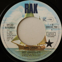 Hot Chocolate : Girl Crazy (7", Single)