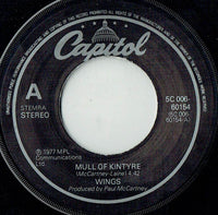 Wings (2) : Mull Of Kintyre (7", Single)