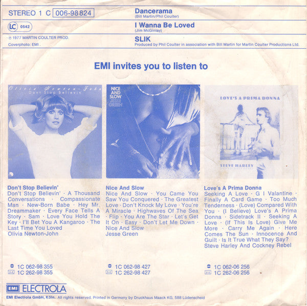 Slik : Dancerama (7", Single)